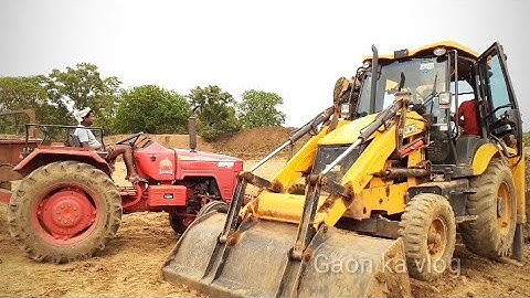 Mahindra 575 Di track power plus tractor with fully loaded trolley, Jcb 3dx eco xcellence| JCP Dozer