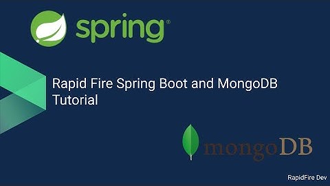 Spring Boot with MongoDB Tutorial