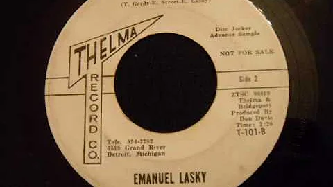 Emanuel Lasky - Welfare Cheese - Rare Early Motown...