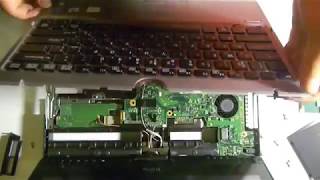 Fujitsu LIFEBOOK T732 Partial Disassembly - part 2