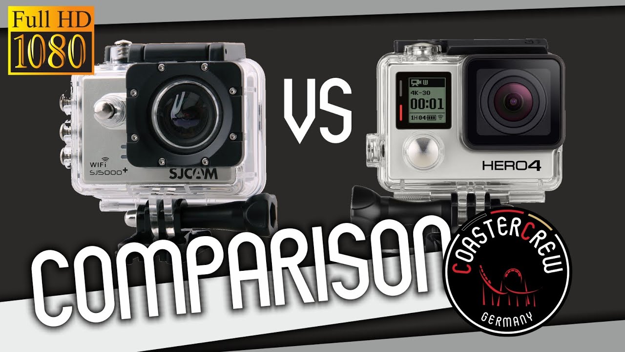SJCAM 5000+ V3 vs GoPro Hero 4 Black Edition / 2K Comparison Video Test
