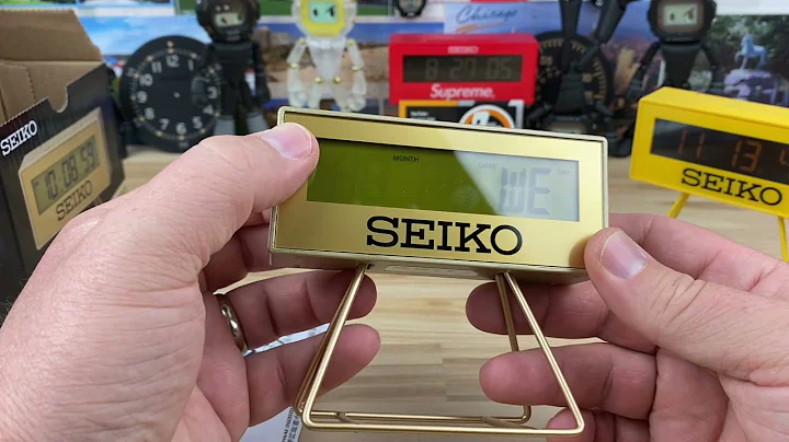 Unboxing the Limited Edition Seiko QHL087G Gold Marathon Clock