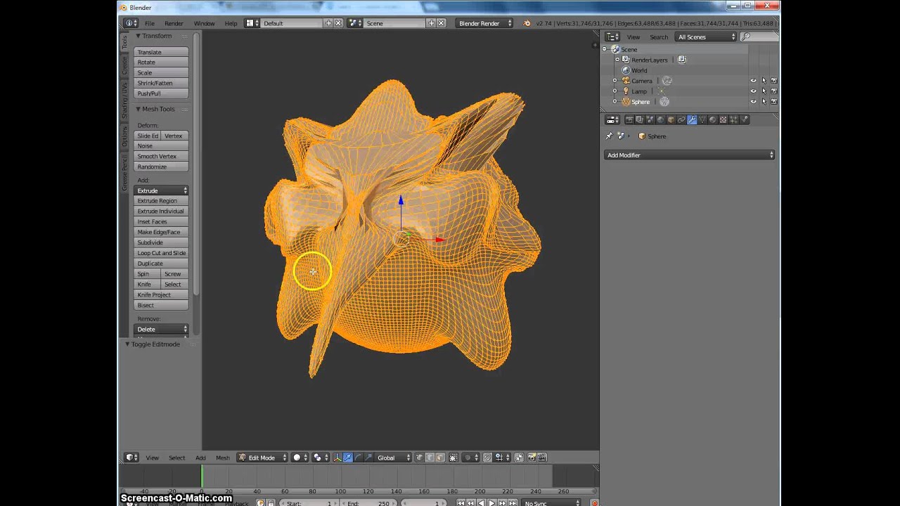 Blender Sculpting Converting sculpt to mesh YouTube