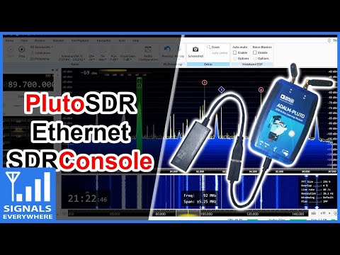 SDRConsole v3 Tutorial | Connecting to PlutoSDR over Ethernet