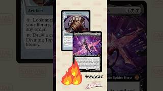 Sensei's Divining Top is perfect for a Gwenom, Remorseless deck #MTGxSpiderMan