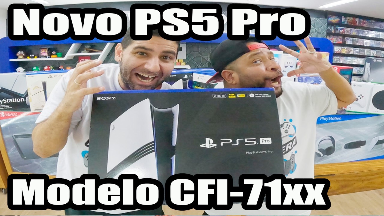 Novo PS5 pro Chegou ! Saiba Tudo, Modelo CFI-71xx, Preços Baratos