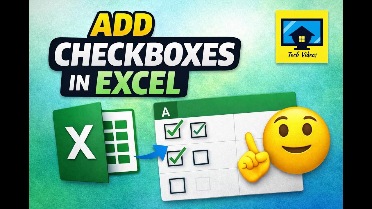 How to Add Checkboxes in Microsoft Excel (Step-by-Step Guide) - YouTube
