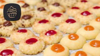 Thumbnail for 4-in-1 Husarenkrapferl - 1 Teig 4 Kekse - Weihnachtsplätzchen Rezept