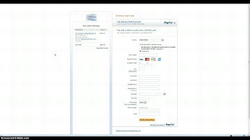 Making a payment with Credit Card instead of PayPal account
