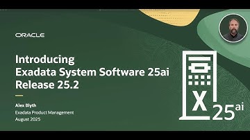 Exadata System Software 25ai Release 25.2