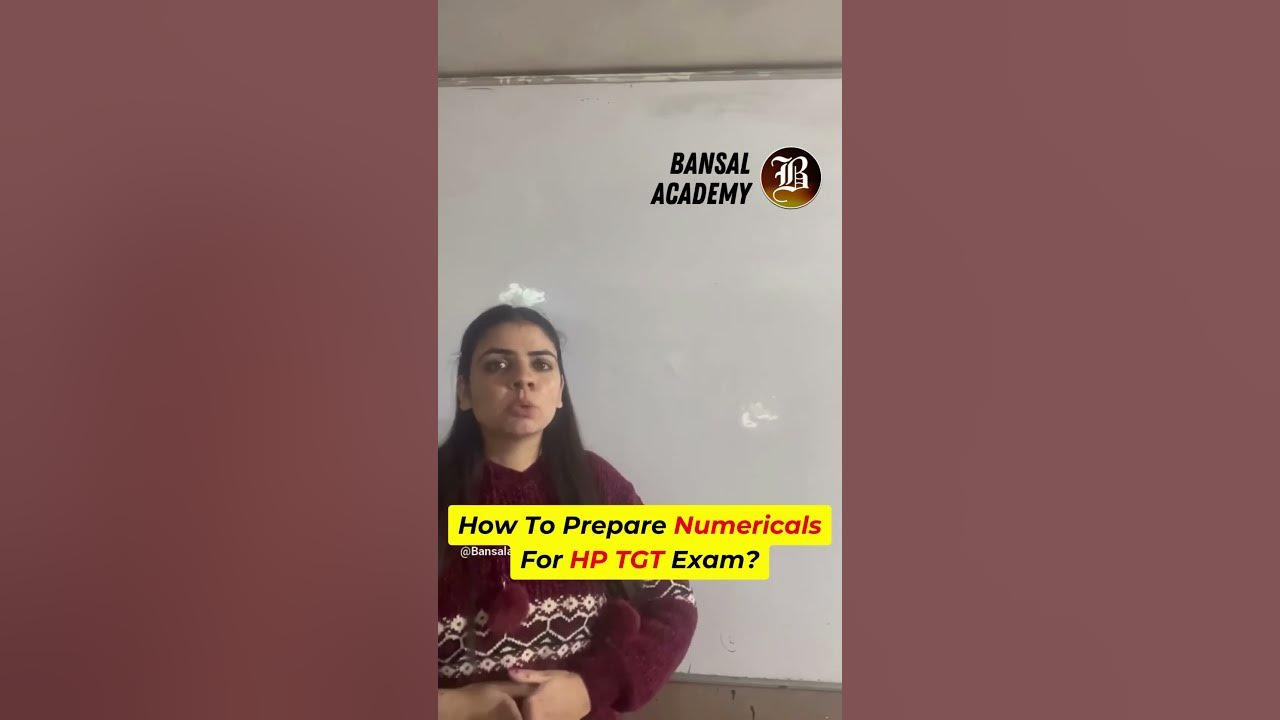 How To Prepare Numericals For HP TGT Exam HP TGT Commission Chemistry