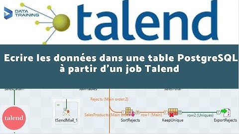 81- Comment écrire les données dans une table PostgreSQL à partir d