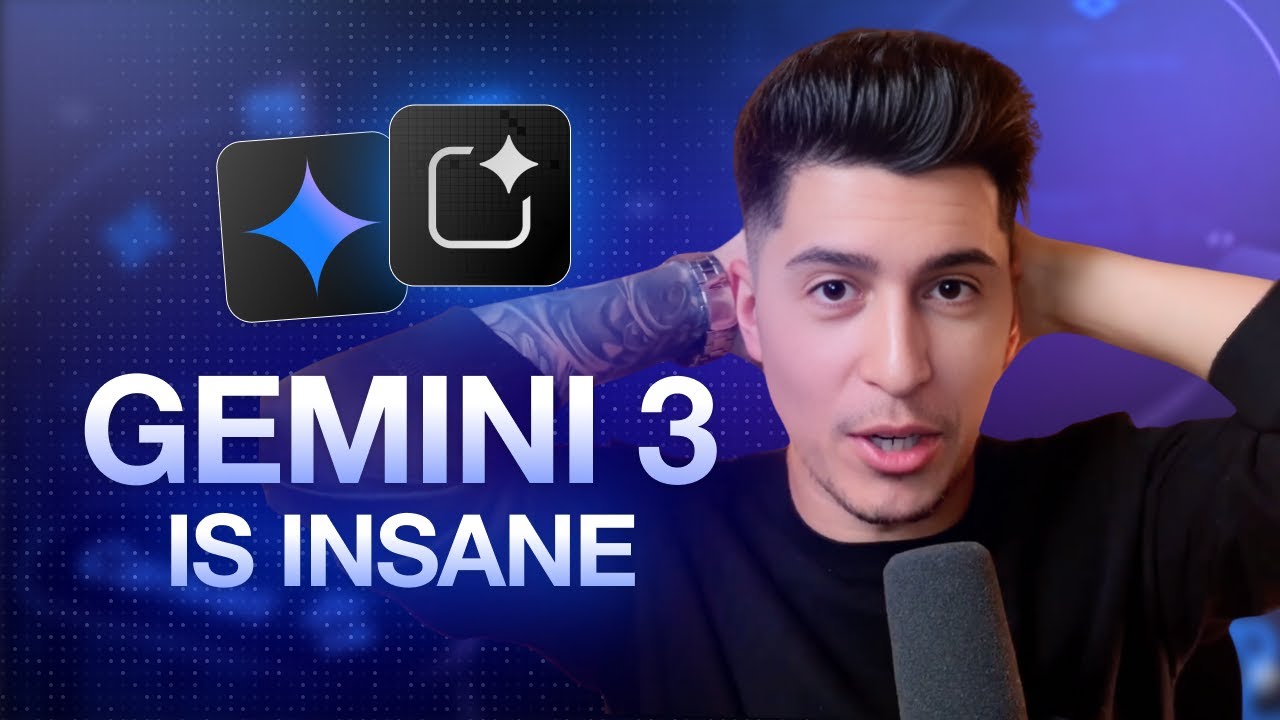 Gemini 3 Pro building a voice AI landing page in real time