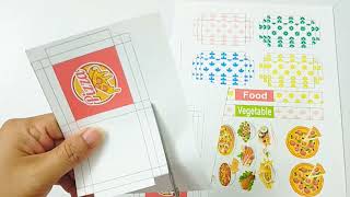 Diy Paper Craft With Food And Vegetables