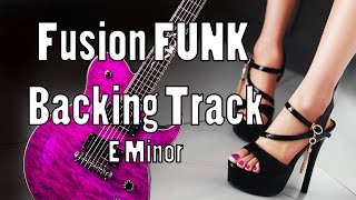 Fusion Funk Backing Track E Minor chords