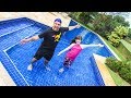 INAUGURANDO A PISCINA DA CASA NOVA !!!