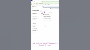 How to Show Saved Password in Google Chrome