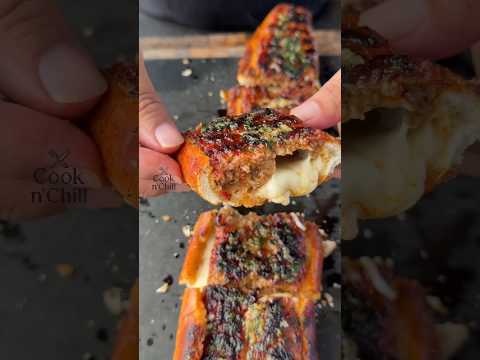 Sausage And Cheese Stuffed Bread Cooking Asmr Recipe
