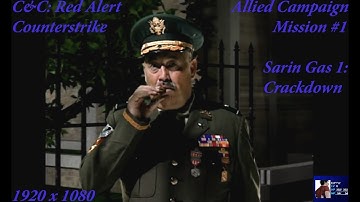 C&C: Red Alert: Counterstrike (1997) - Allied Mission #1 - Sarin Gas 1: Crackdown - 1080p