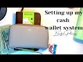 Getting started with my Cash envelop system setting up my wallet