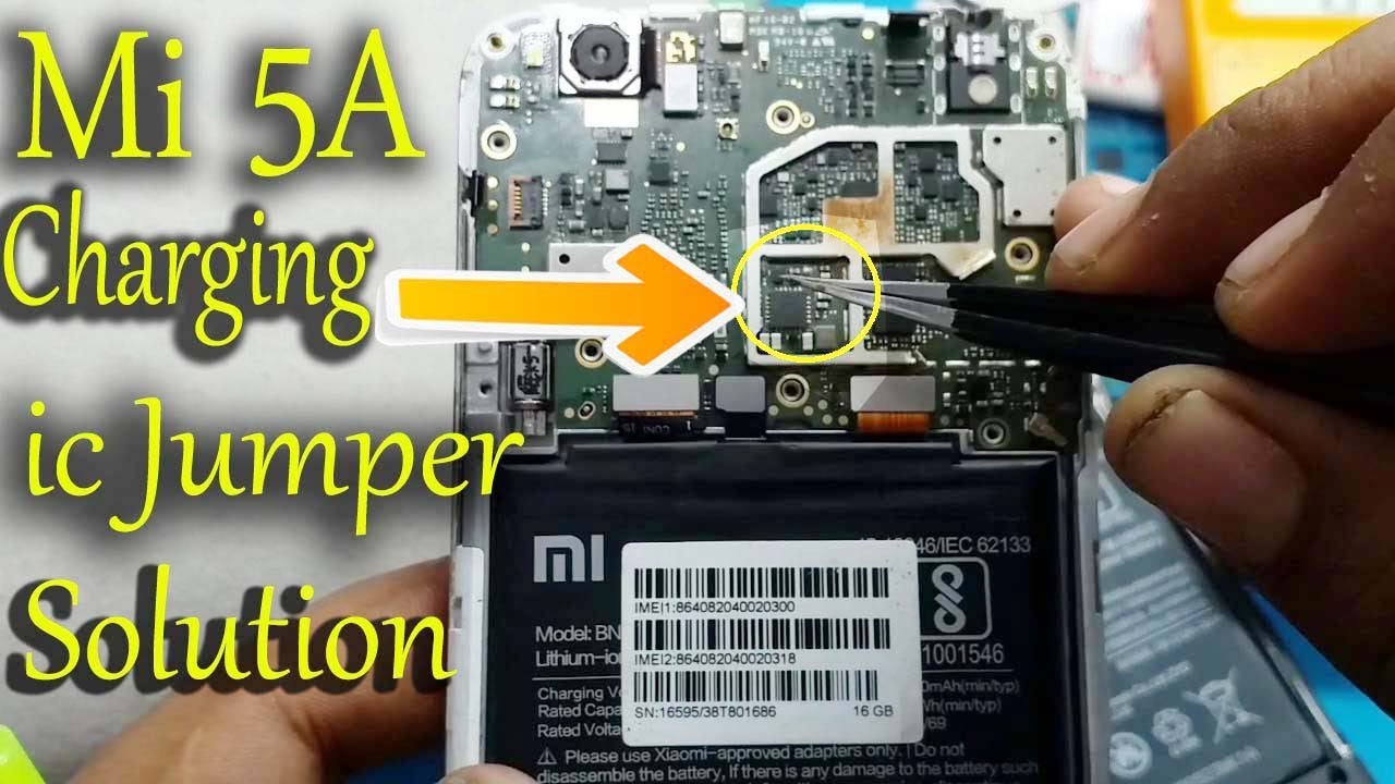 Redmi Mi 5a Charging Ic Jumper Solution à¤à¤• Jumper à¤¸ à¤š à¤° à¤œ à¤— à¤ª à¤° à¤¬ à¤²à¤® à¤¸à¤¹ à¤•à¤° Youtube