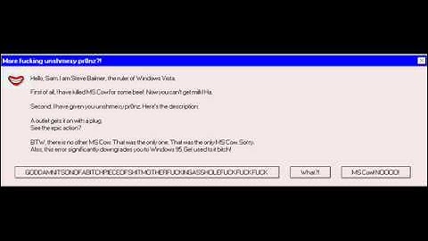 Microsoft Sam Reads Funny Windows Errors (S2EP2)