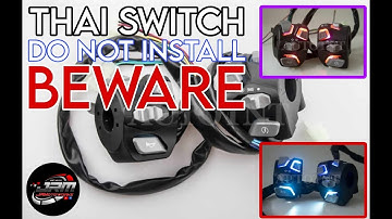 THAI SWITCH DISADVANTAGE | DO NOT INSTALL | #jrmotoworkz #adv160 #jrm #maintenance #advice