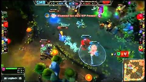 Gambit Spontex Zac VS NIP Bjergsen Ryze Highlights   EU LCS W3D2 Summer 2013 MUST SEE