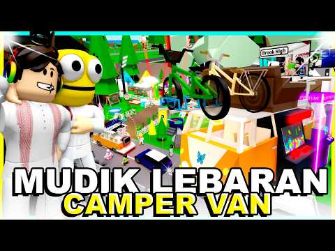 Aku MUDIK LEBARAN Pakai CAMPERVAN! (Roblox Brookhaven 🏡 RP)