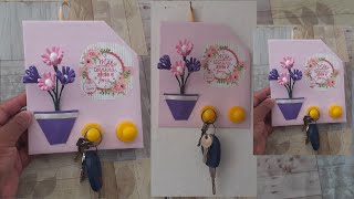 Diy lembrancinha dia das mães facil Reciclagem com papelão e E.VA|Faça você mesmo