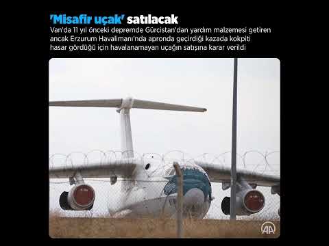 11 yıldır bekletilen "misafir uçak" satılacak