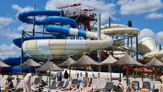 Falling out of one of Energylandia Water Slides