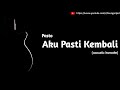 Pasto - Aku Pasti Kembali (acoustic karaoke)