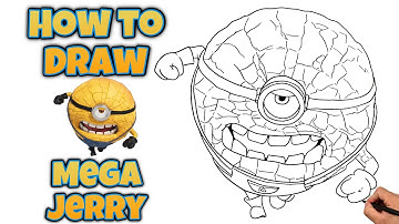 How To Draw Mega Minion JERRY | Despicable Me 4 #despicableme4 #drawing #minions
