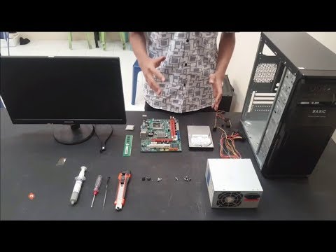 Video: Cara Memasang Komputer Dari Komponen
