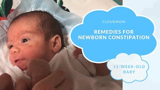 11-Week-Old Baby: Remedies for Newborn Constipation | Subt. ENG/ FR/ ES/ ZHO_CN | CloudMom