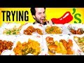 TRYING CHILI'S APPETIZERS! - Fried Cheese, Pizza, Chicken Wings, & MORE Mukbang Taste Test!