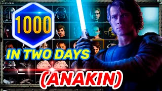 How To MAX Anakin Skywalker in TWO Days (or less...)