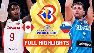 Canada  vs Slovenia  | Full Game Highlights | FIBA Basketball World Cup 2023