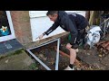 How to install a driveway - checking that lines are level and square - Landscaping uk - VLOG04