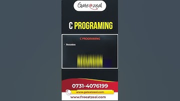 C Programming Important Topics For Gate CS/IT #gate2024 #gatepreparation