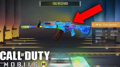 Good Bye Old Skin:Kn-44-Color Spectrum #1 | Call of Duty:Mobile