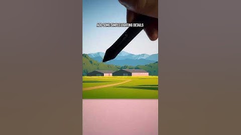 Fun landscape ✨ Tutorials and brushes on my patreon! #arttutorial #digitalart #animeart