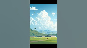 Fun landscape ✨ Tutorials and brushes on my patreon! #arttutorial #digitalart #animeart