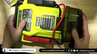 The Ryobi(P7101) 18V One+ 1600 Amp Car Battery Jump Starter Review. by Gabak Business Entrepreneurship education 110 views 3 months ago 8 minutes, 33 seconds