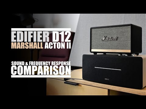 DSAUDIO.review ||  Edifier D12 vs Marshall Acton II  || sound.DEMO