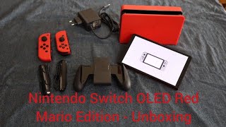 Nintendo Switch OLED System - Mario Red Edition unboxing - Amazon India Micromini chennai product
