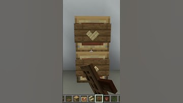 Minecraft: How to build a shelf! [easy]