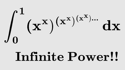 Solving an infinite power tower integral 