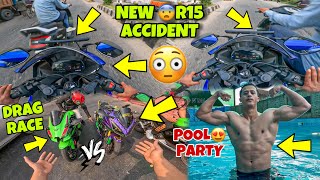 New Yamahar15  CRASH  Pool Party  Preparation for Ladakh